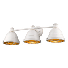 Golden 7312-BA3 FW - Golden Lighting Bartlett 3-light Vanity in French White